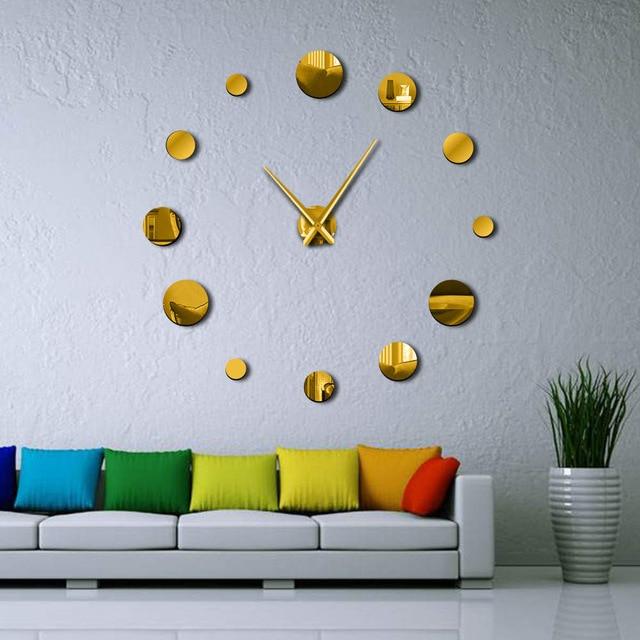 DIY Large Frameless Clock Lala Lamps Store