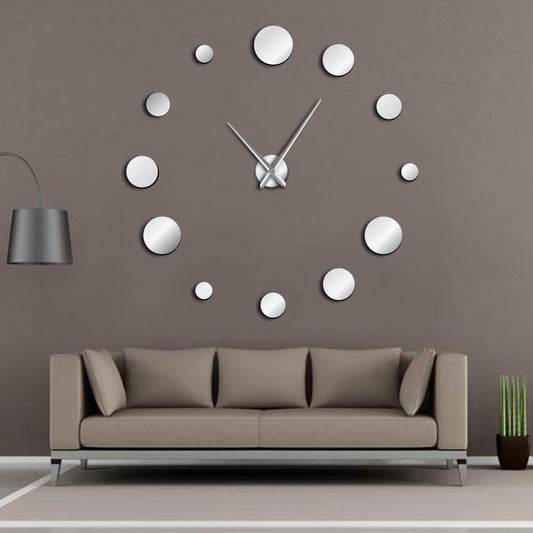 DIY Large Frameless Clock Lala Lamps Store