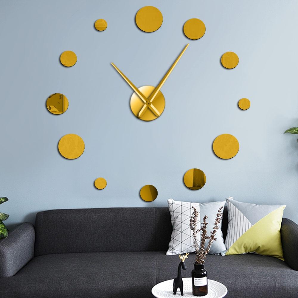 DIY Large Frameless Clock Lala Lamps Store