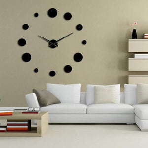 DIY Large Frameless Clock Lala Lamps Store