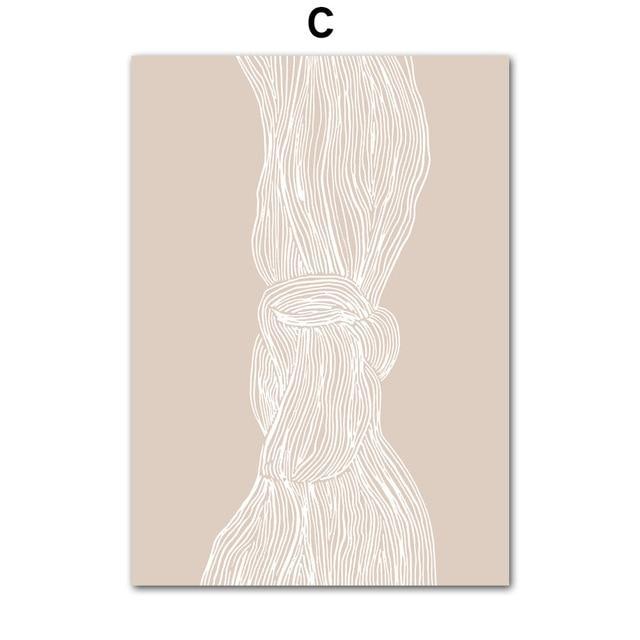 Drew Line Canvas Wall Art Pictures - Lala Lamps Store