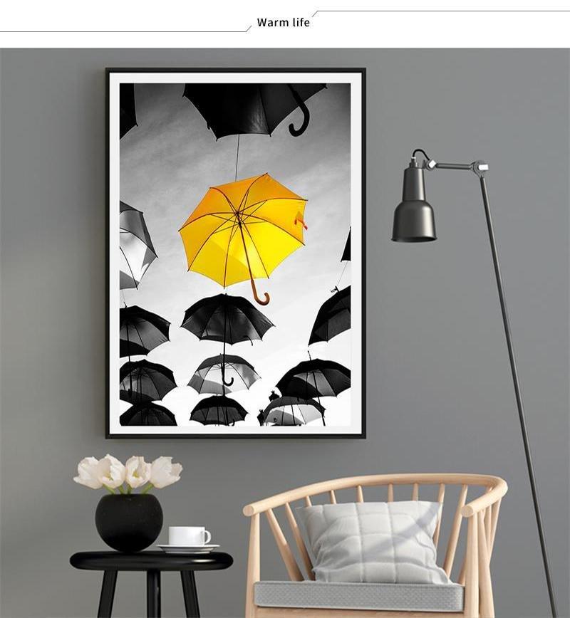 umbrella wall art