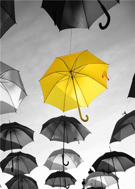 umbrella canvas wall art