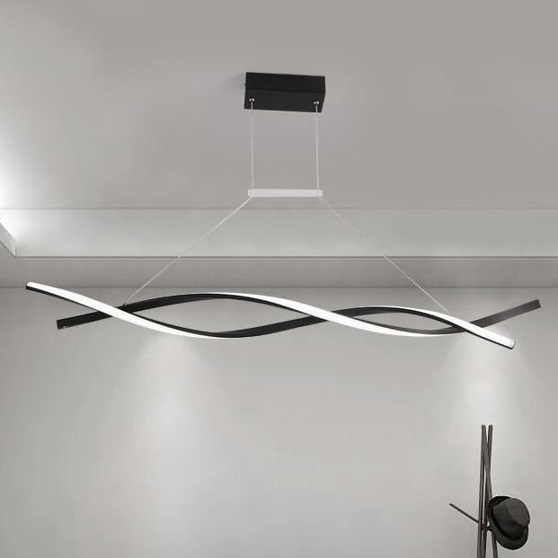 balck wave chandelier