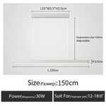 farmhouse linear pendant light