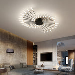 Firework-Inspired LED Ceiling Light with Adjustable Brightness