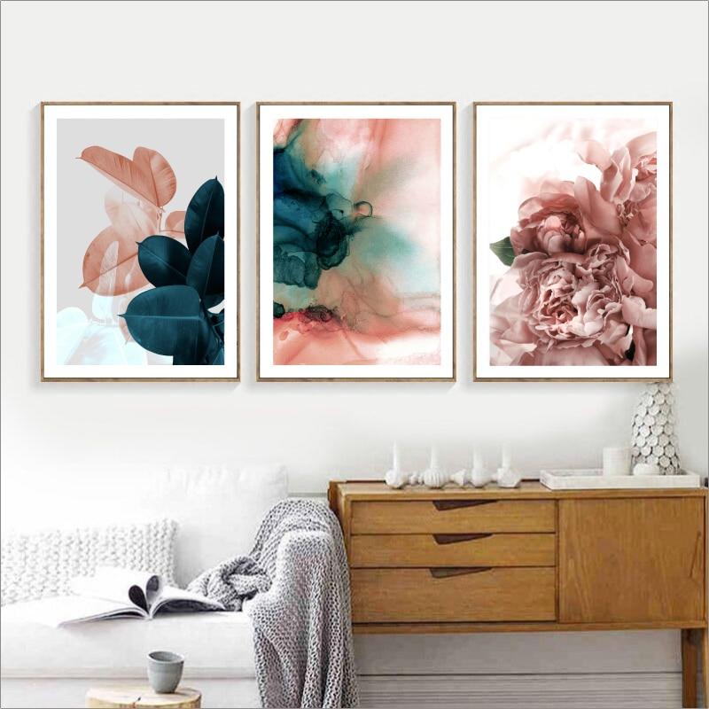 Flower Plants - Modern Abstract Wall Art - Lala Lamps Store