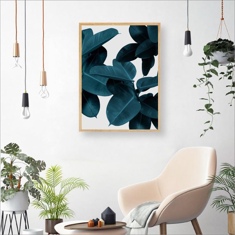 Flower Plants - Modern Abstract Wall Art - Lala Lamps Store