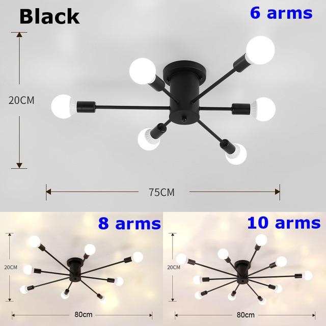 flush sputnik light fixture​