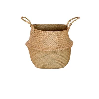 Foldable Woven Bamboo Storage Basket - Lala Lamps Store