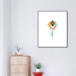 Geometric Multicolored Canvas Walll Art - Lala Lamps Store