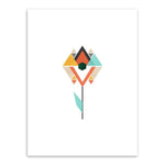 Geometric Multicolored Canvas Walll Art - Lala Lamps Store