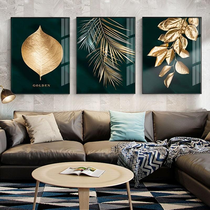 gold leaf wall art