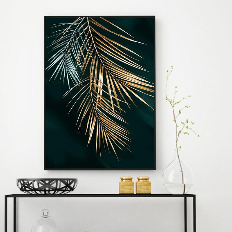 gold leaf wall art