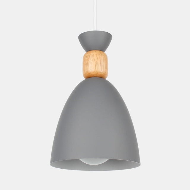 gray pendant dining room light