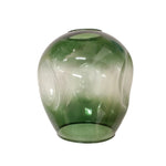 green glass globe chandelier