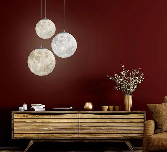 Hanging Moon light lamp