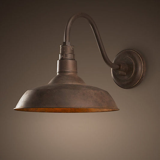 industrial outdoor light bronze color