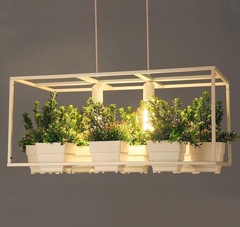 Iron Planter Chandeliers Lighting Homei