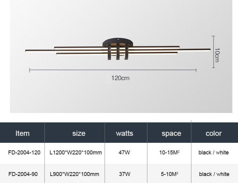 straight large flush mount ceiling light