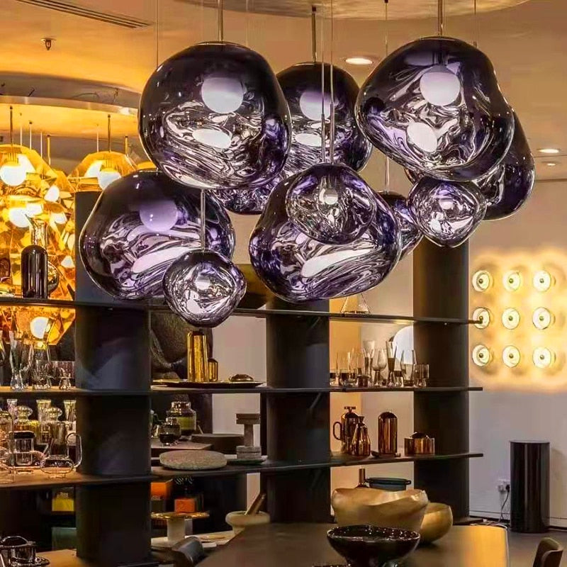 Lava Glass Hanging Lamp - Perfect for Modern Interiors