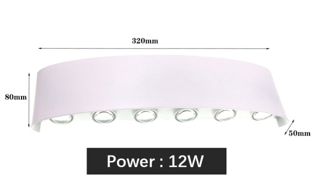led outdoor wall light