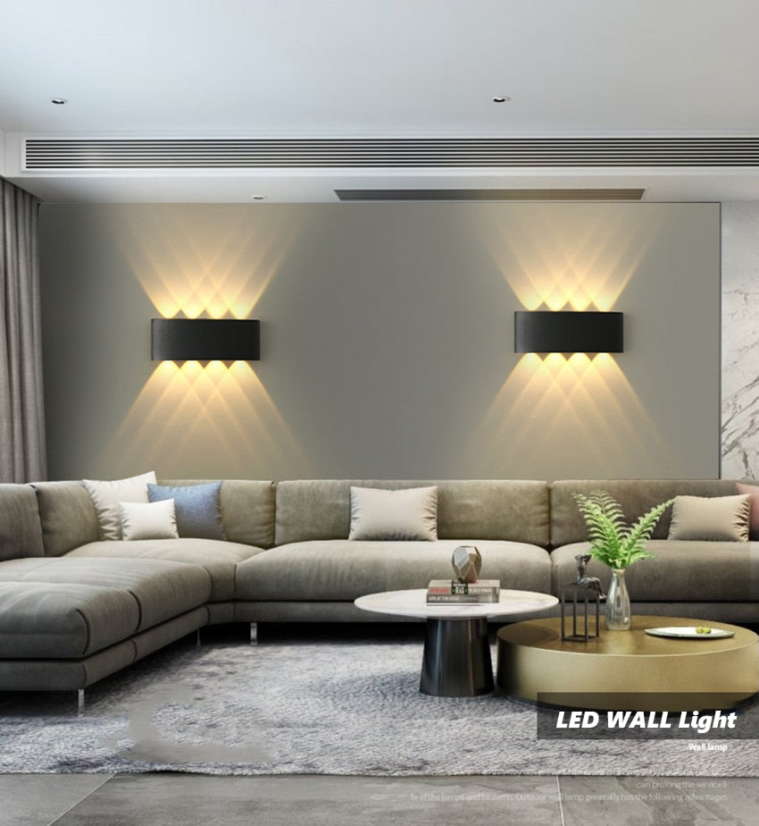 led outdoor wall lights