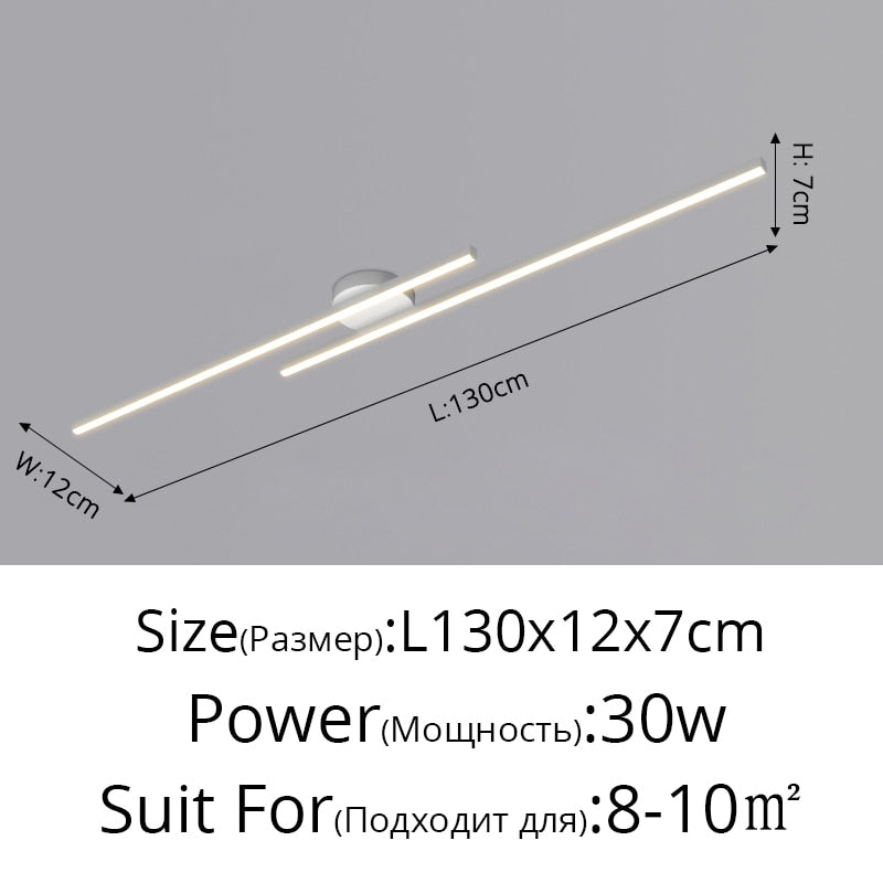 linear light fixture ceiling​