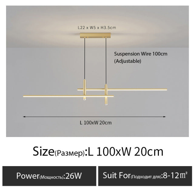linear lighting dining room​
