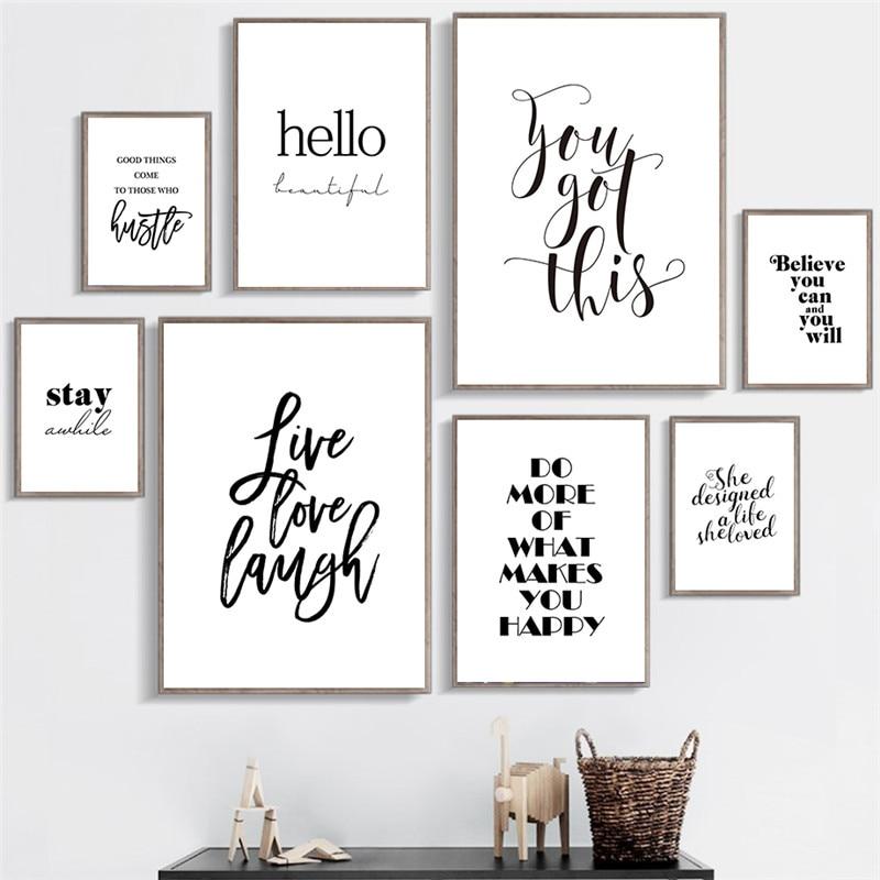 Live Love Laugh Quotes Wall Art - Lala Lamps Store