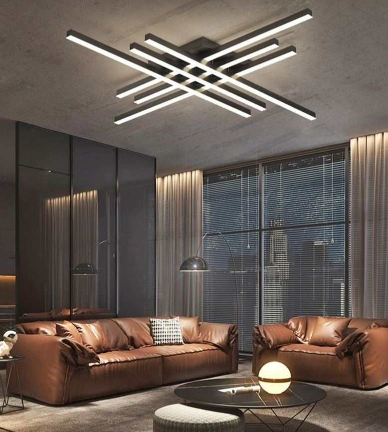 decorative sculptural LED ceiling light