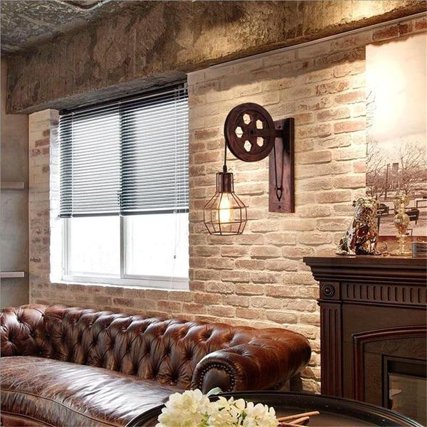 wall mount pulley light