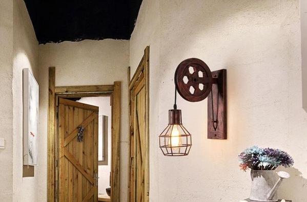 pulley wall light