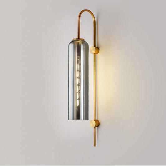 Long Tube Glass Wall Sconce