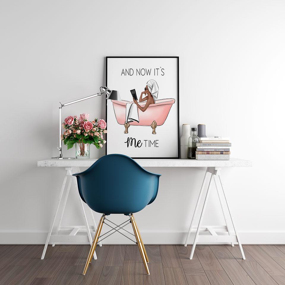 Me Time Wall Art - Lala Lamps Store