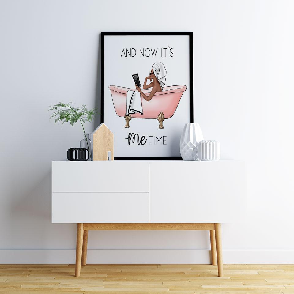 Me Time Wall Art - Lala Lamps Store