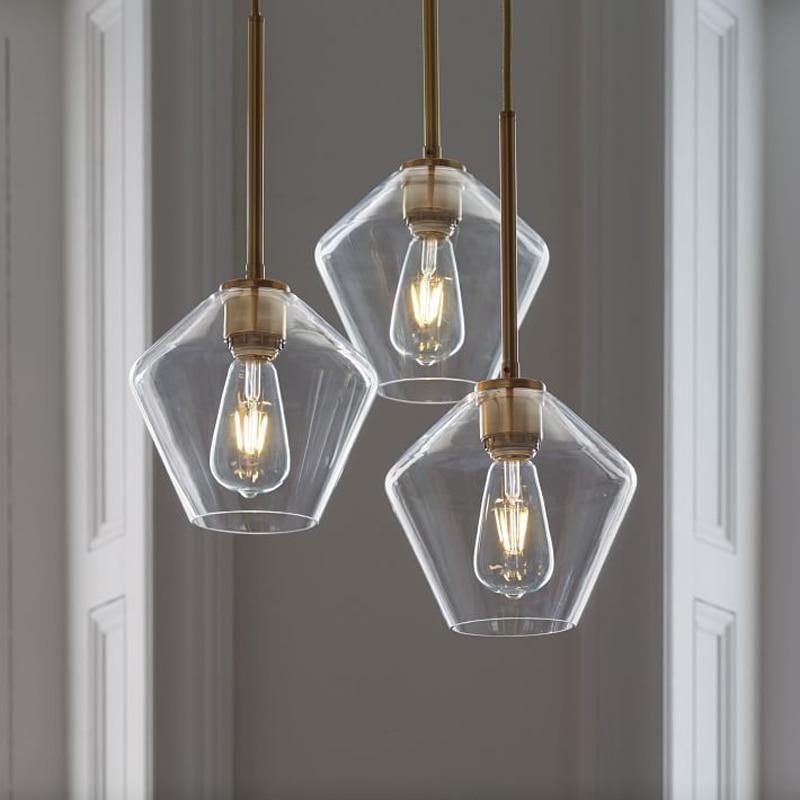 clear glass pendant lights