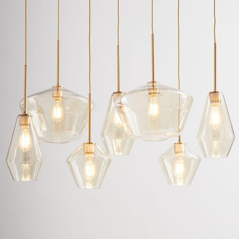 clear glass pendant light shade