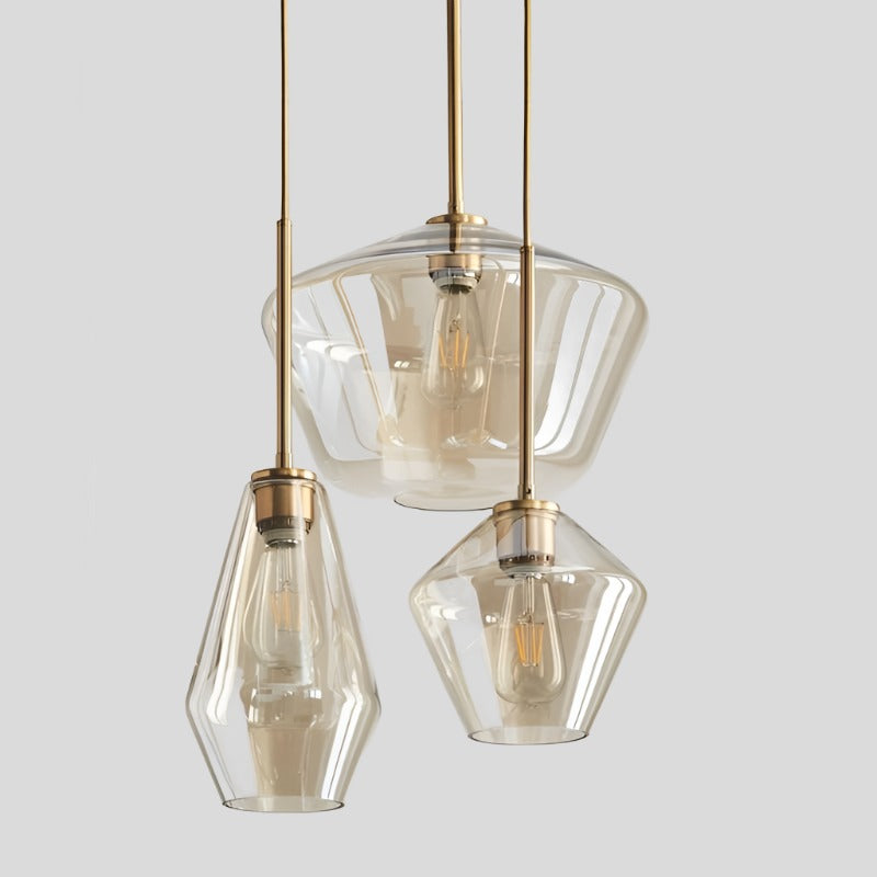 pendant clear glass lighting