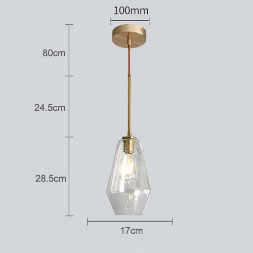 pendant clear glass lighting