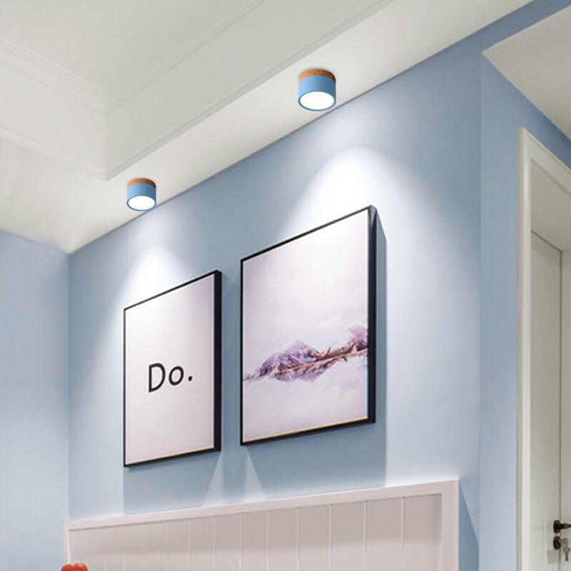 mini recessed downlights wood