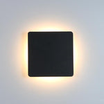 black square led disc lighting