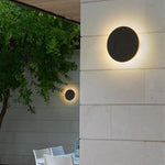 circle modern outdoor wall light