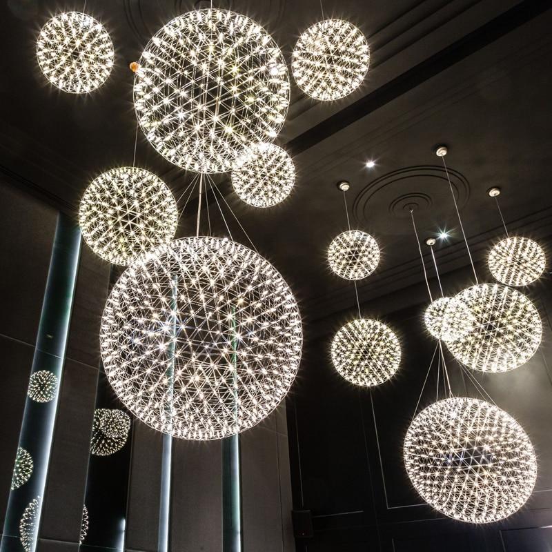 Modern Firework LED Pendant Lights Lighting Homei