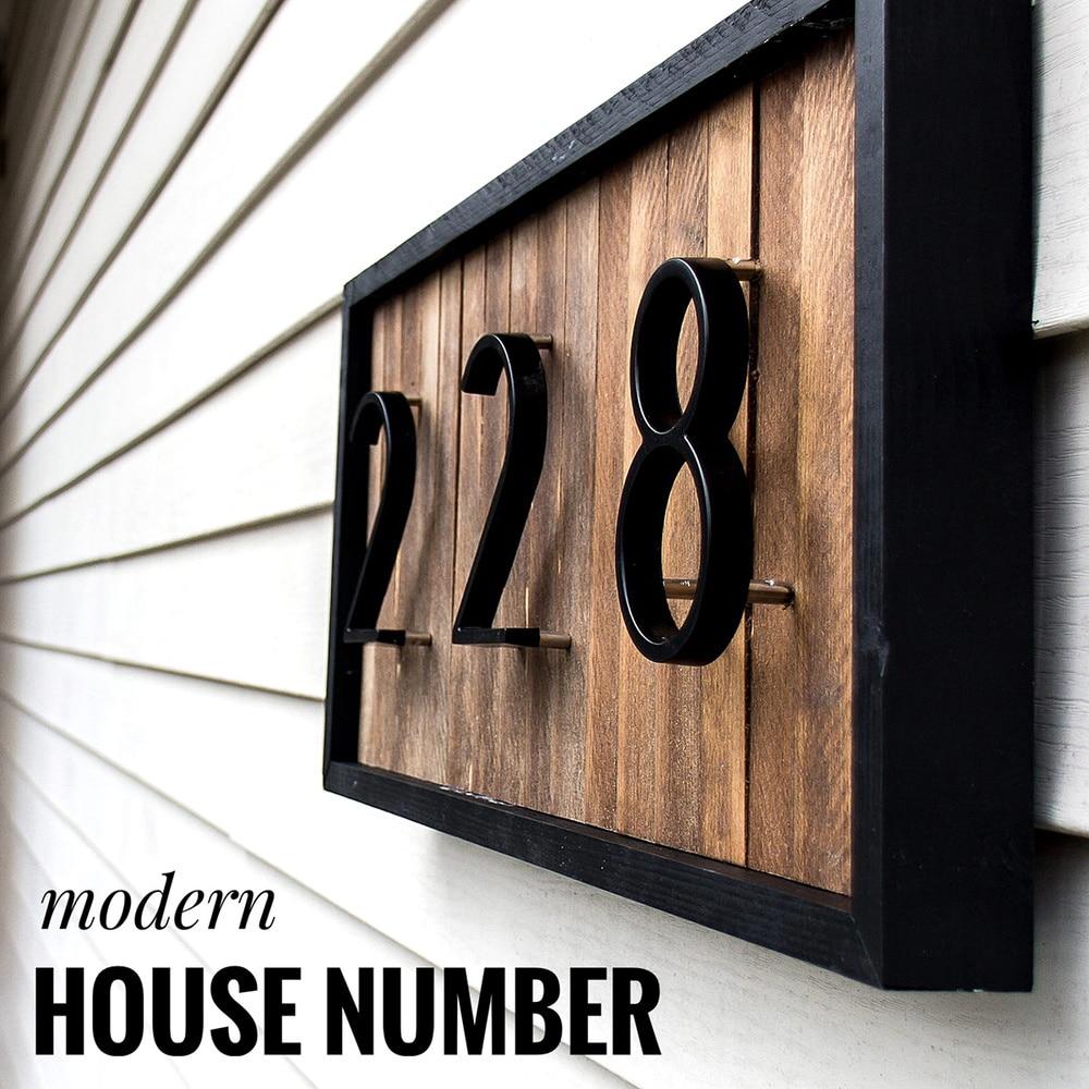 mid century house number
