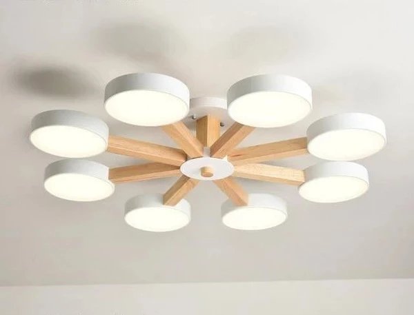 wood light fixture