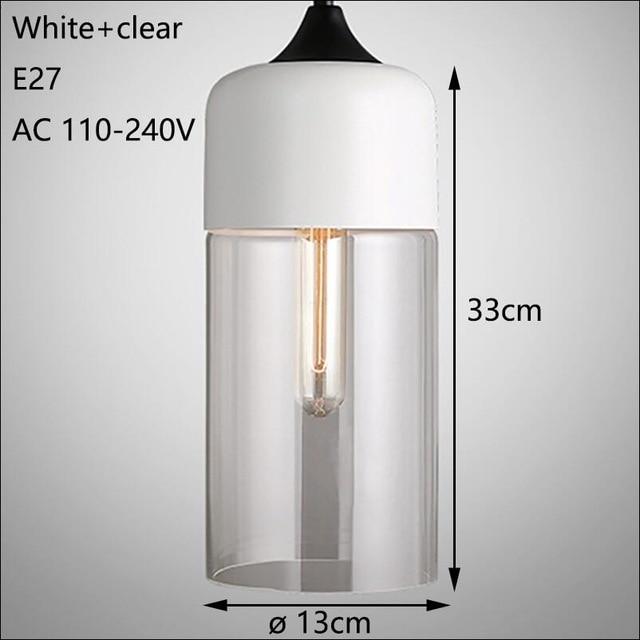 clear glass pendant light