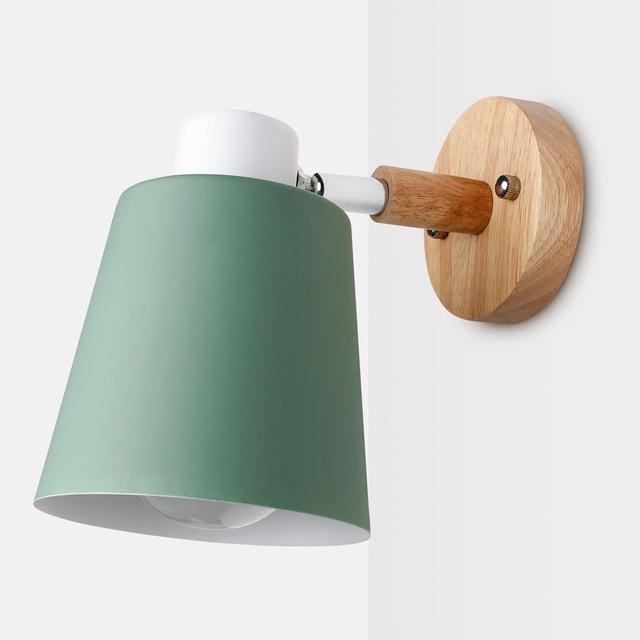 wooden wall sconces green