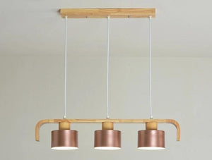 modern linear chandelier