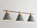 modern linear chandelier